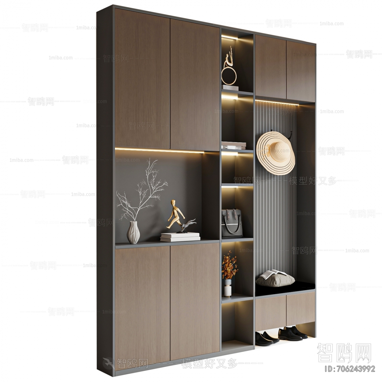 Modern Shoe Cabinet