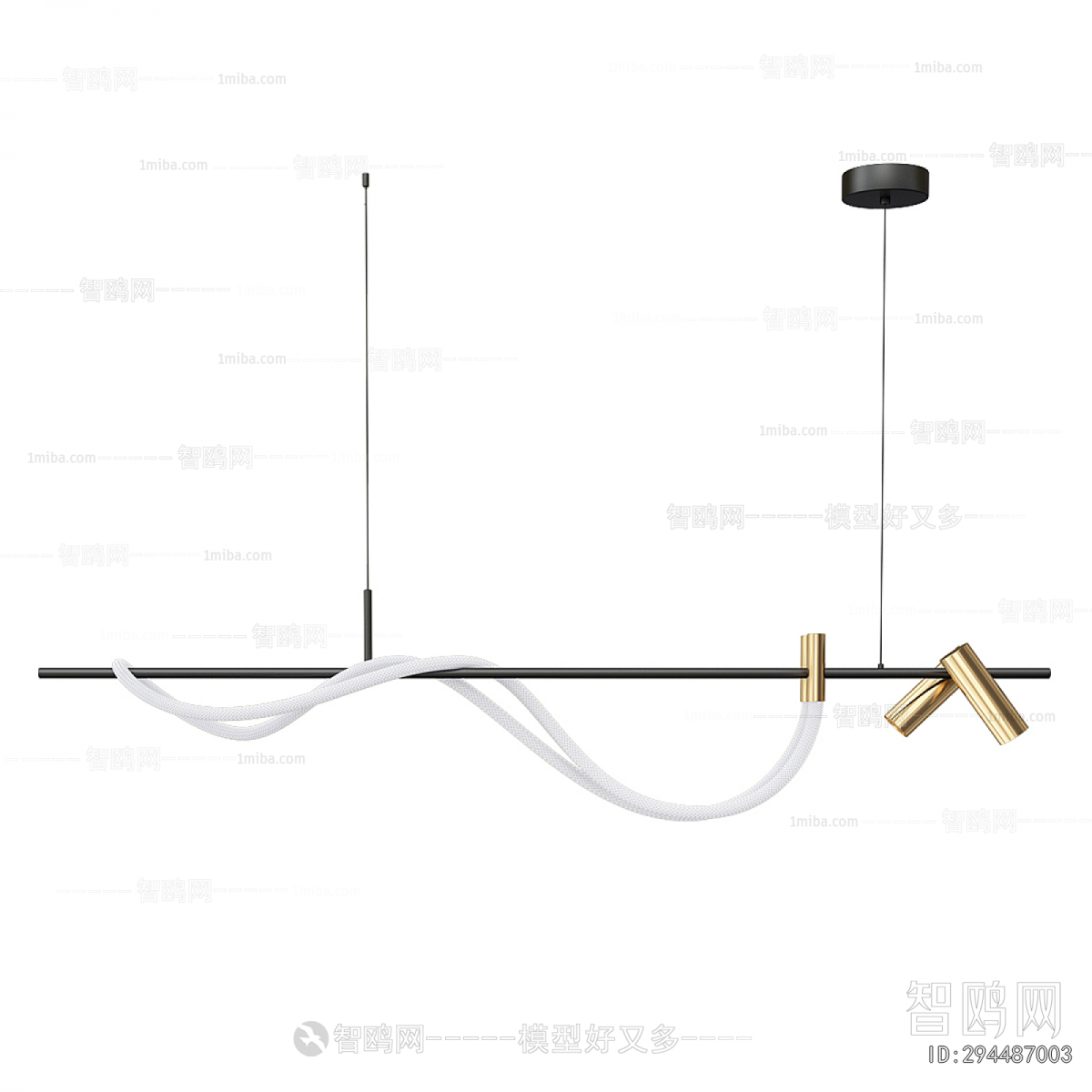 Modern Long Chandelier