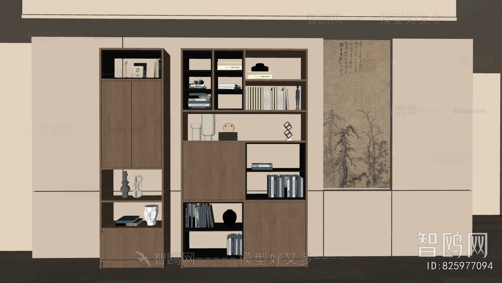 New Chinese Style Bookcase