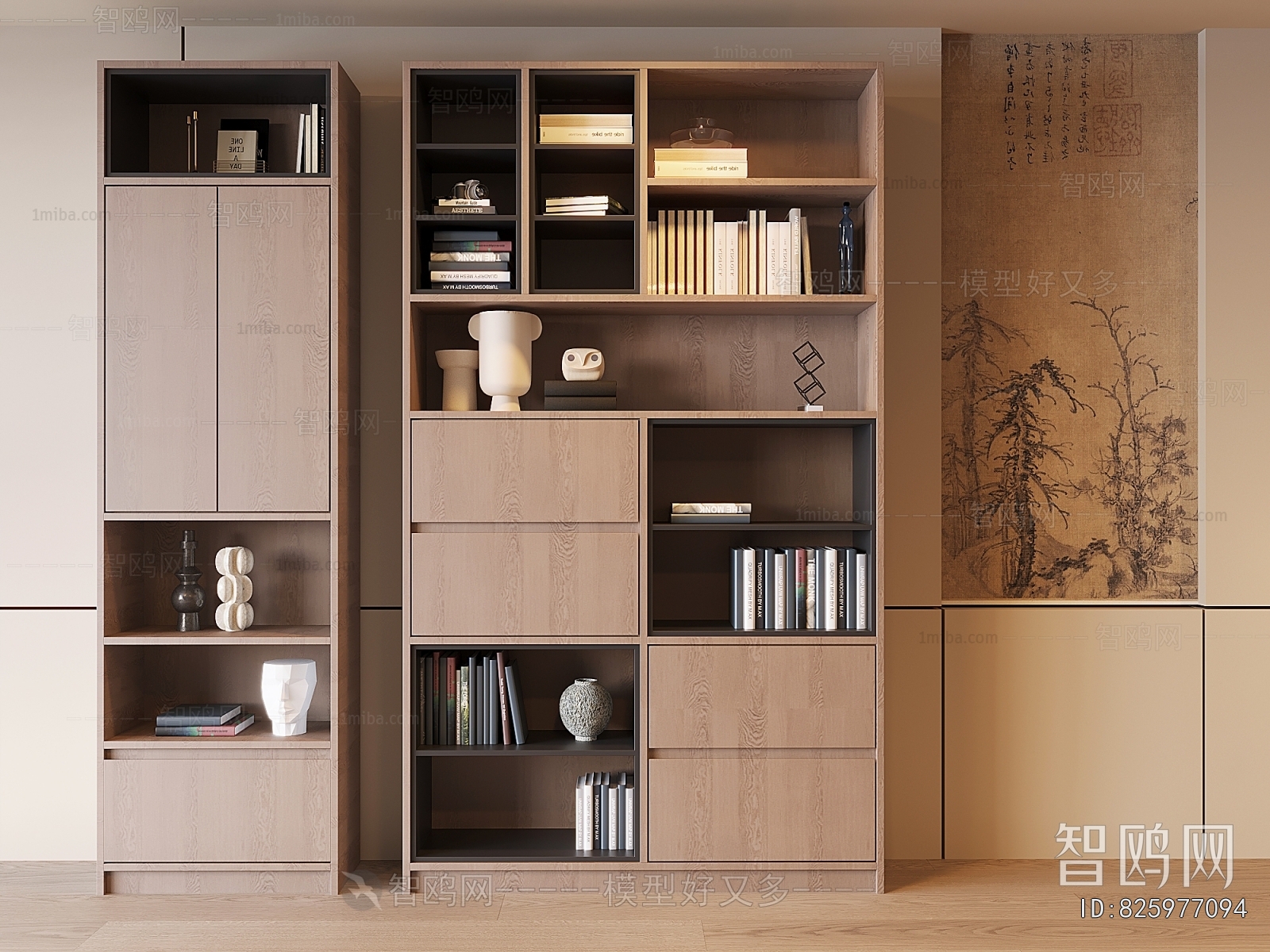 New Chinese Style Bookcase