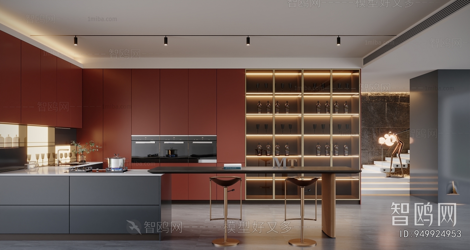 Modern Open Kitchen