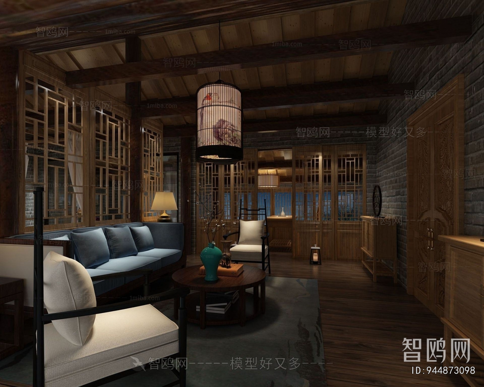 New Chinese Style Guest Room