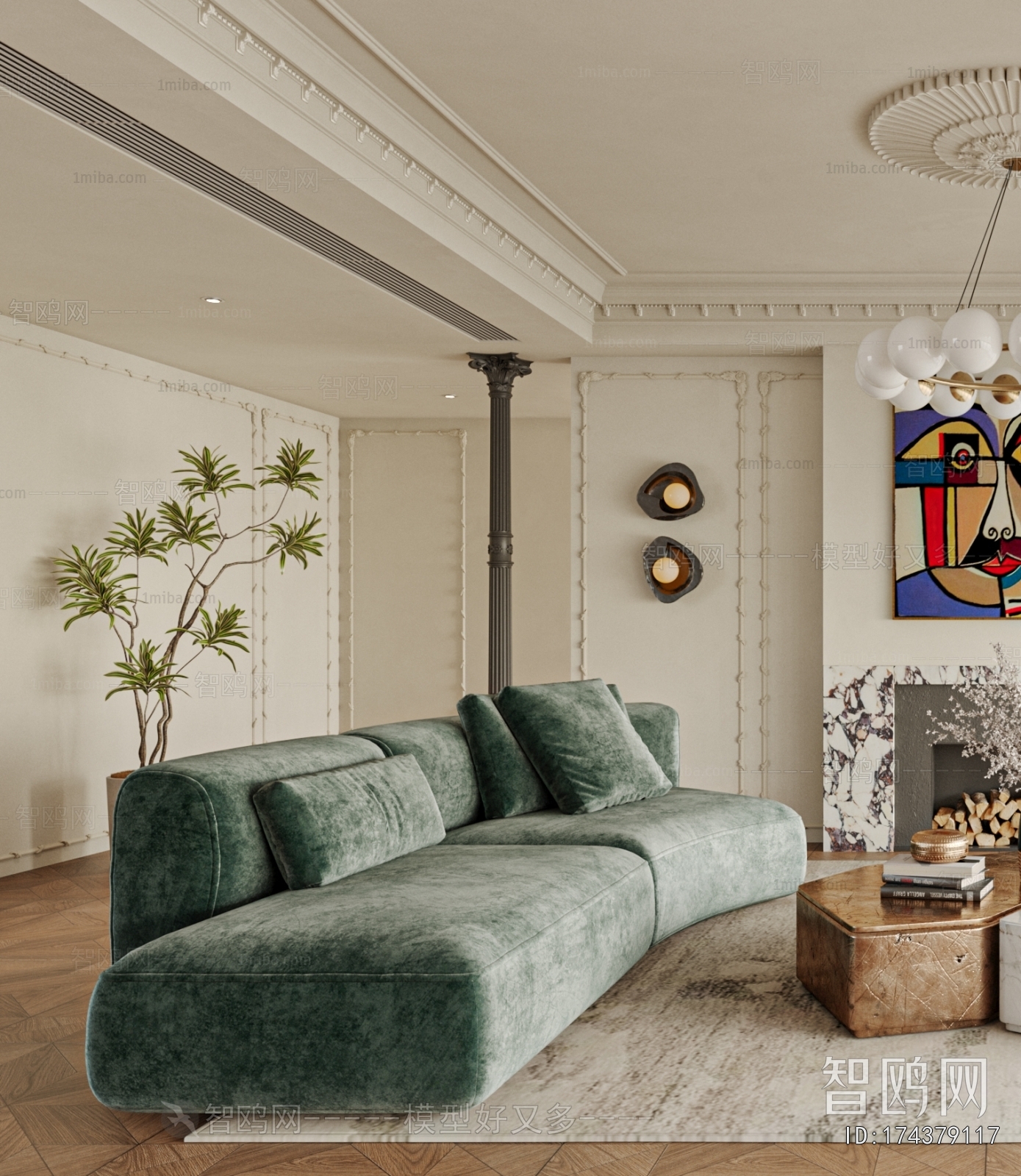 French Style A Living Room