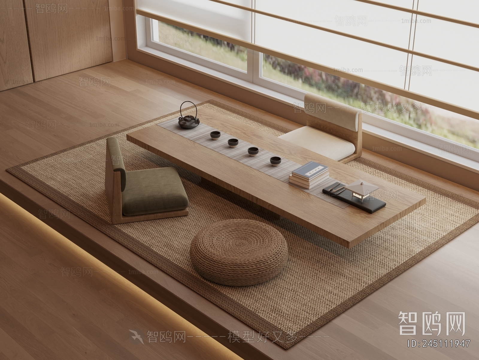 Japanese Style Tea Tables And Chairs