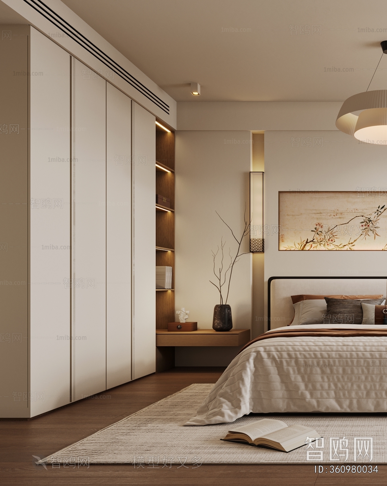New Chinese Style Bedroom