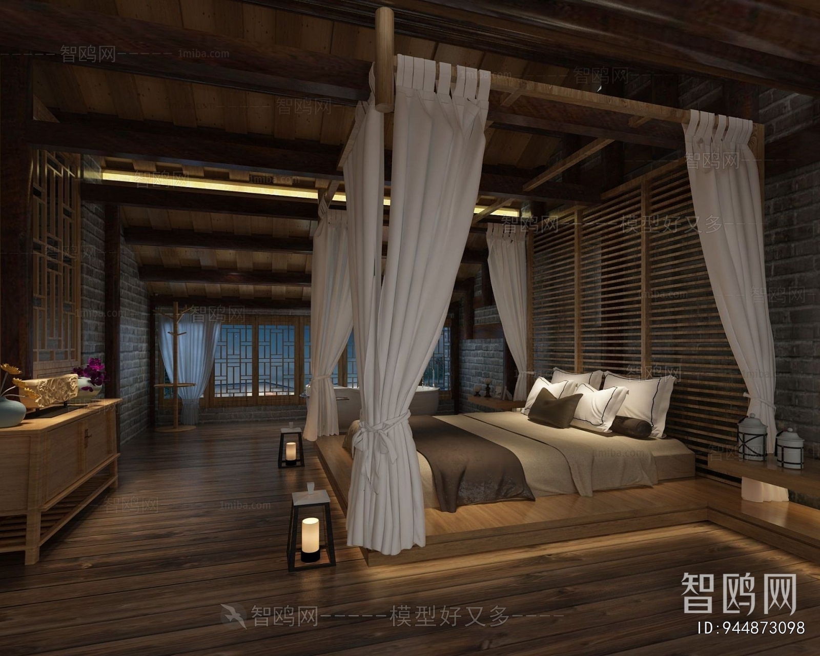 New Chinese Style Guest Room