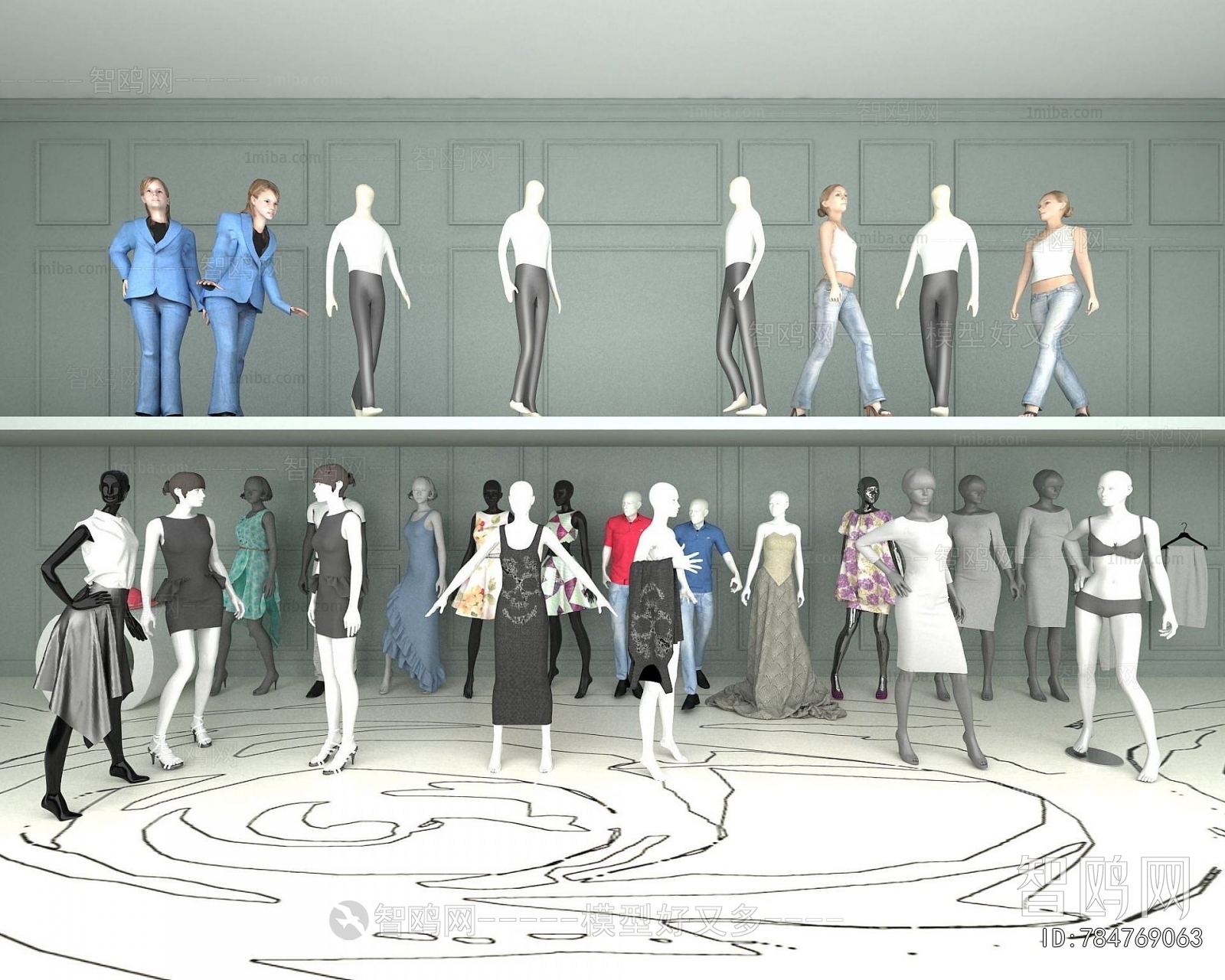 Modern Fashion Model