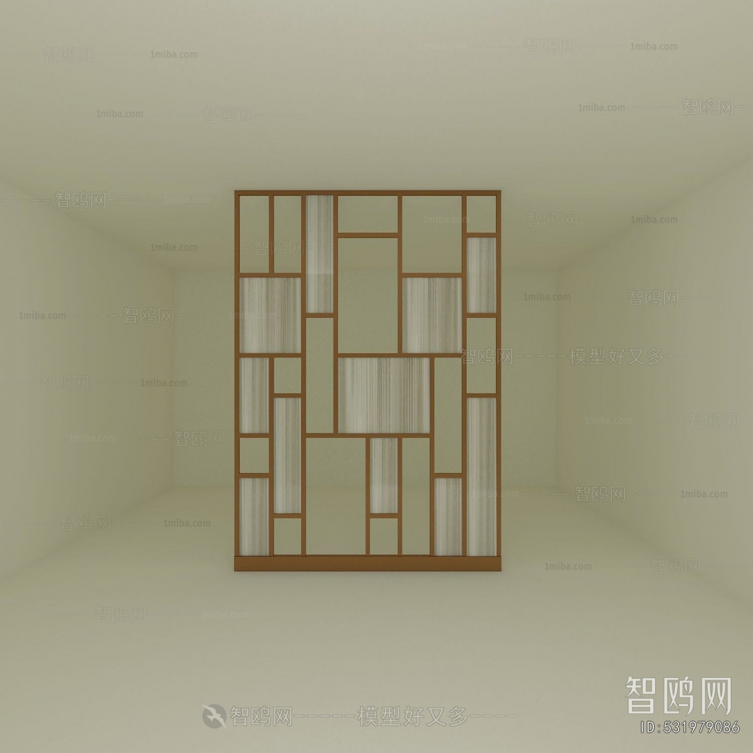 New Chinese Style Wooden Screen Partition
