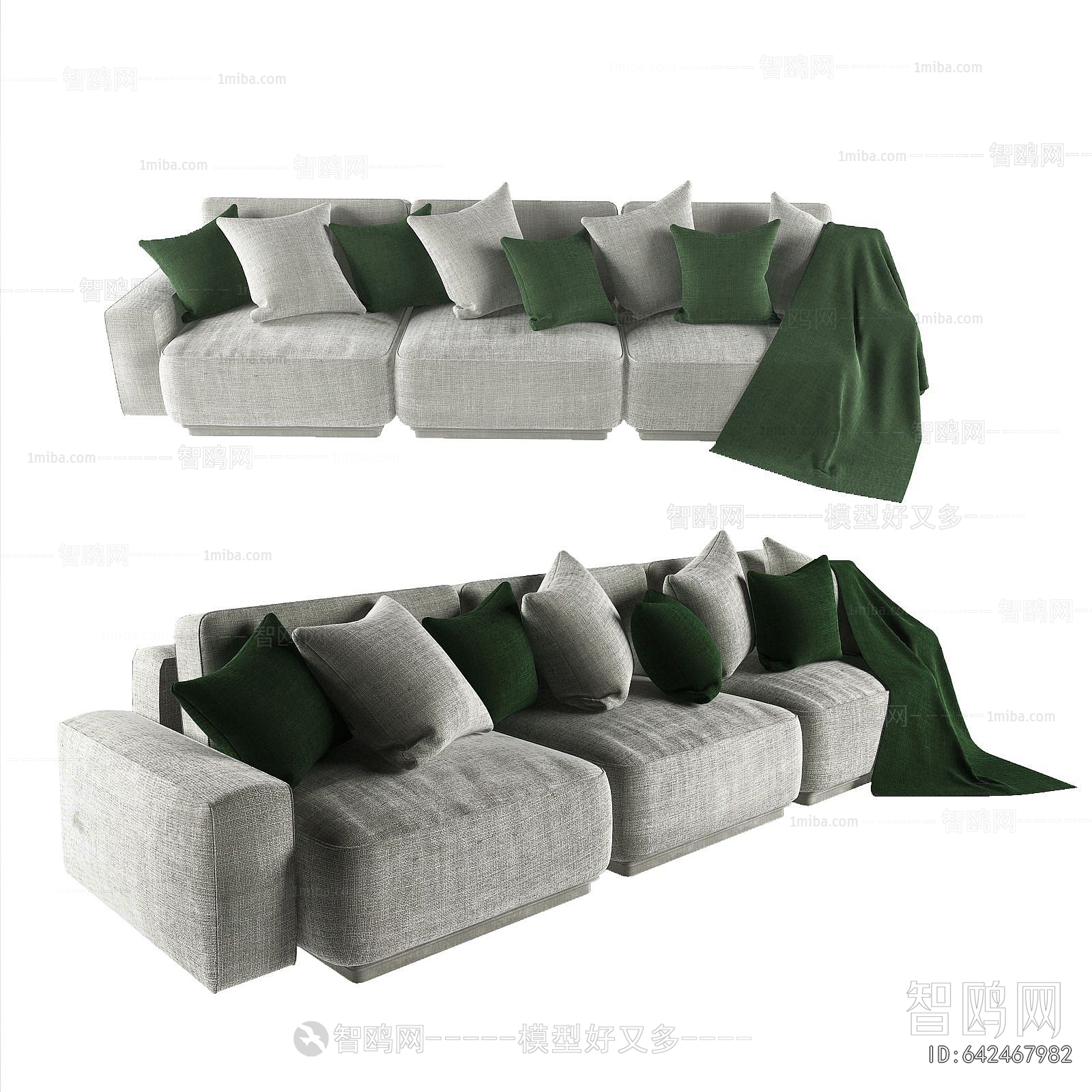 Modern Three-seat Sofa