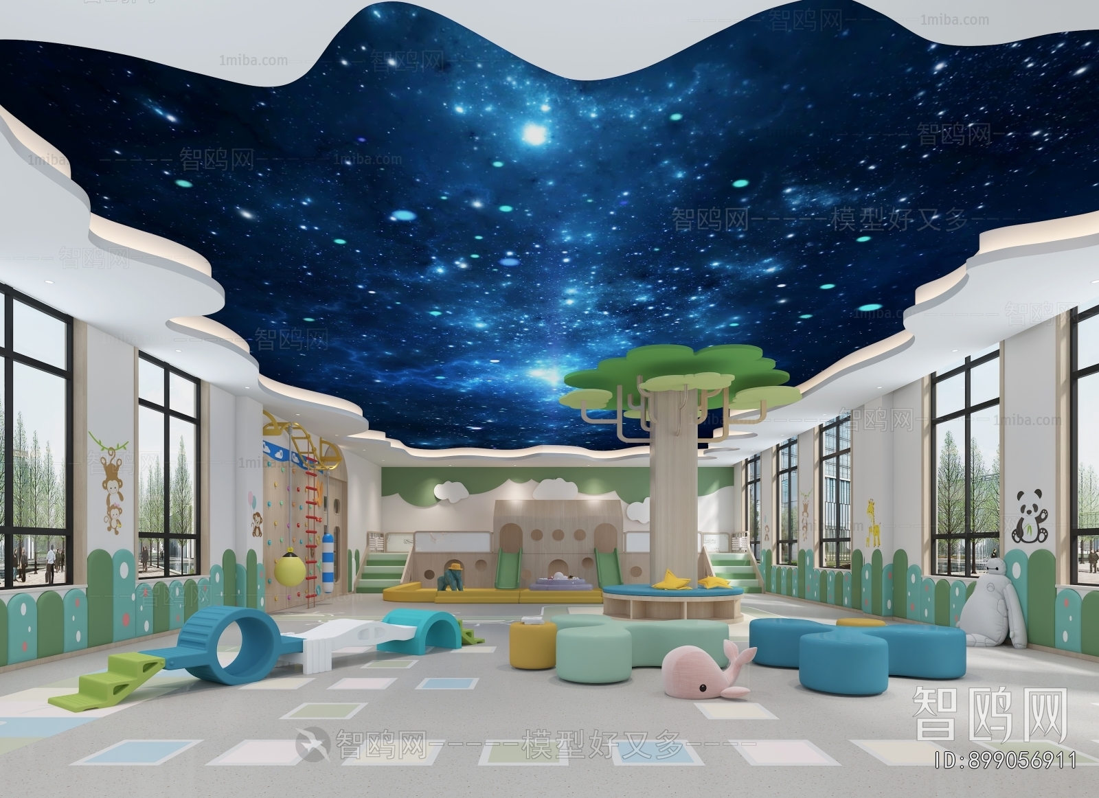 Modern Children's Playroom