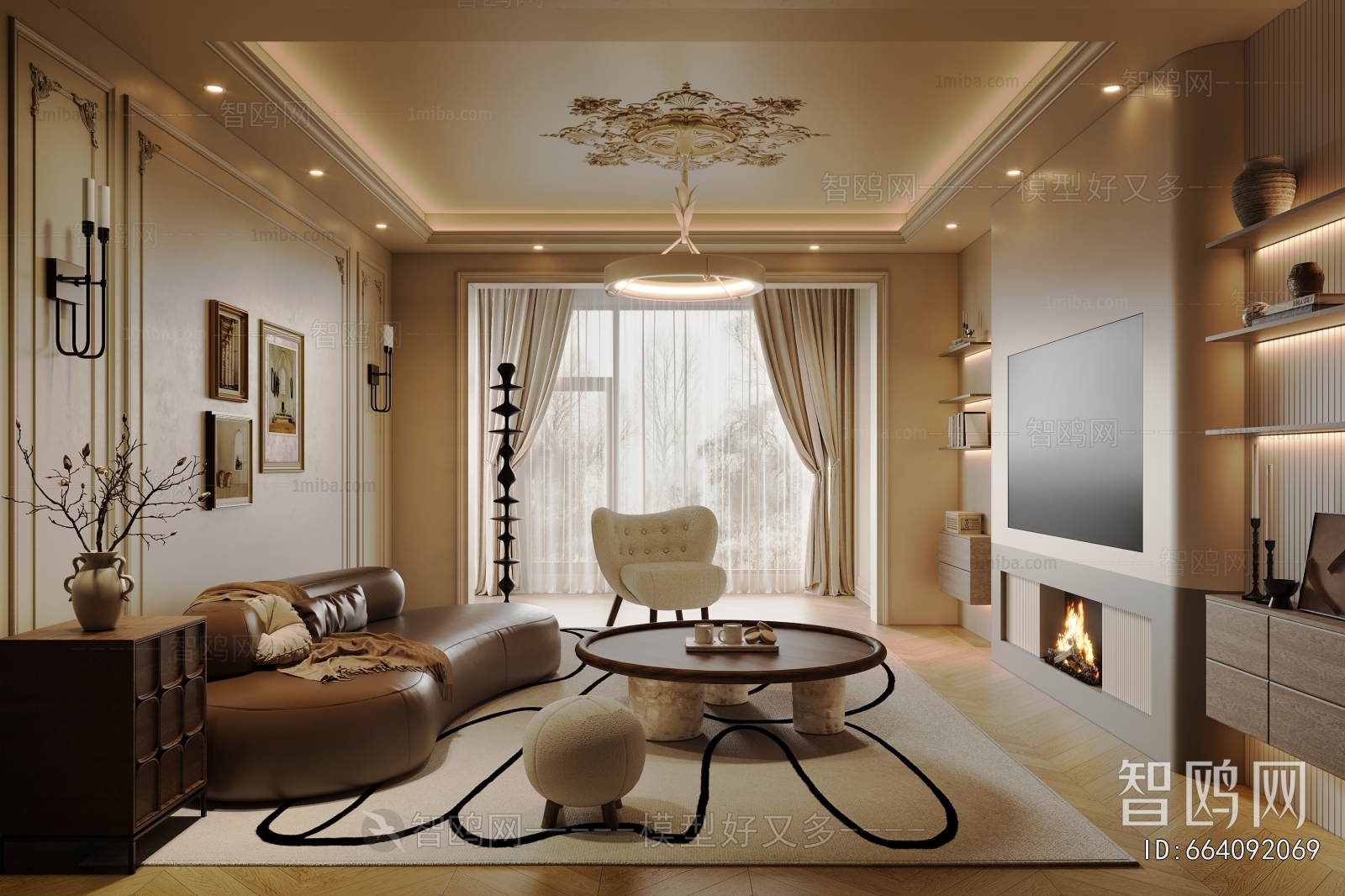 French Style A Living Room