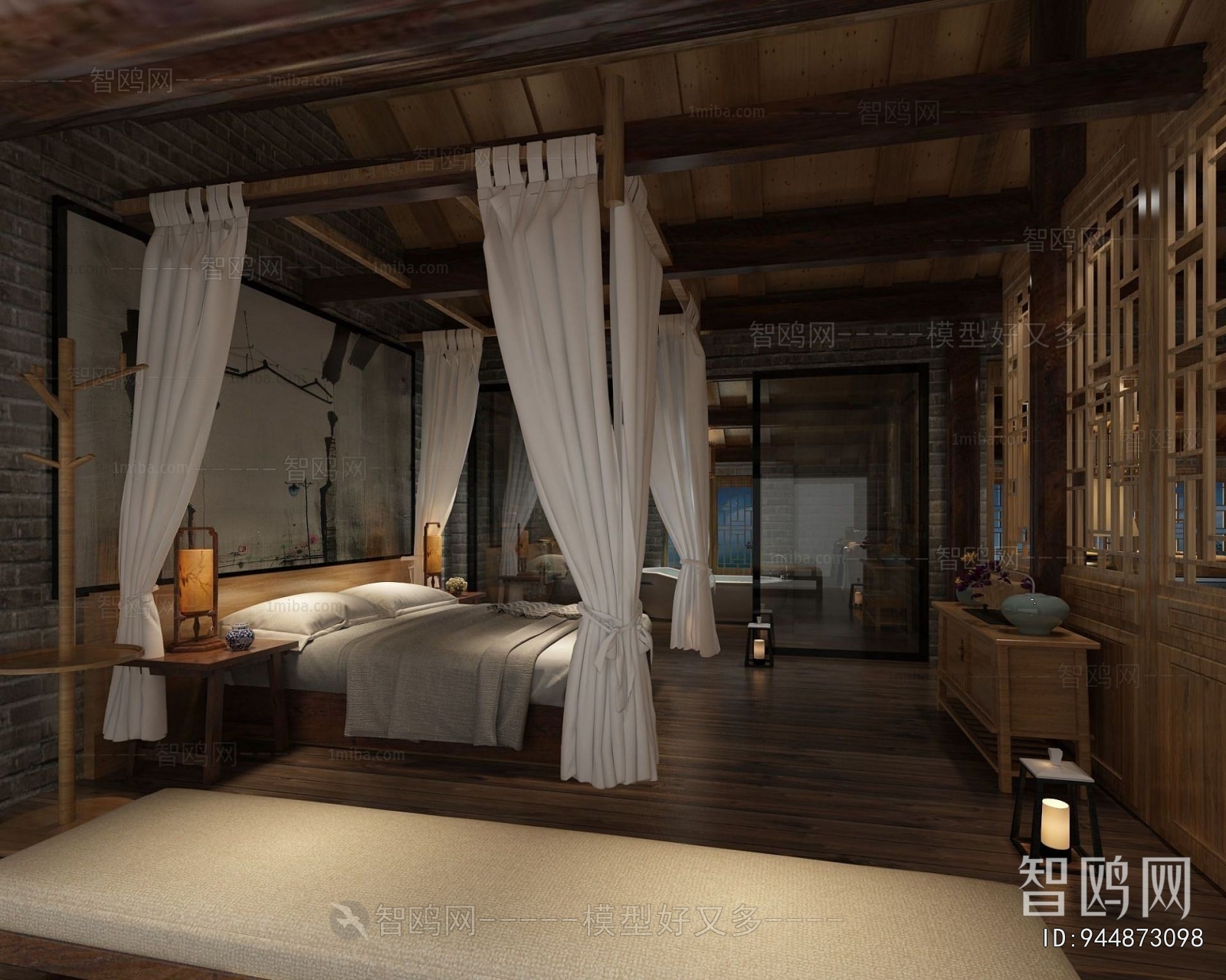 New Chinese Style Guest Room