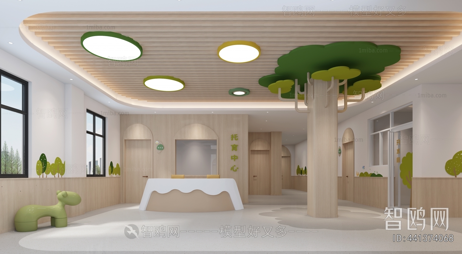 Modern Kindergarten Hall