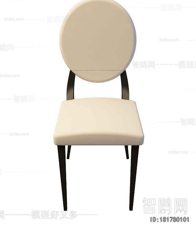 Simple European Style Single Chair