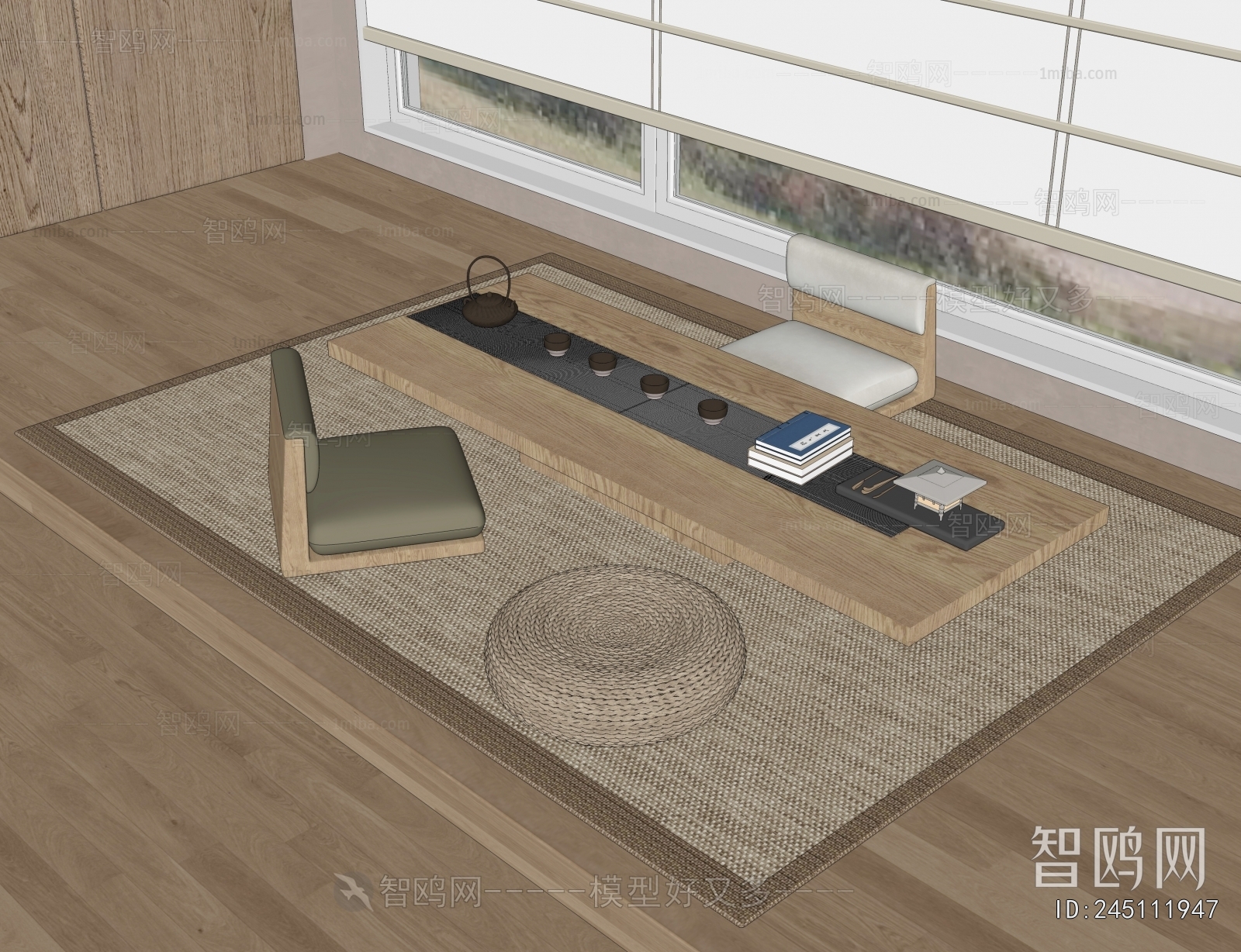 Japanese Style Tea Tables And Chairs