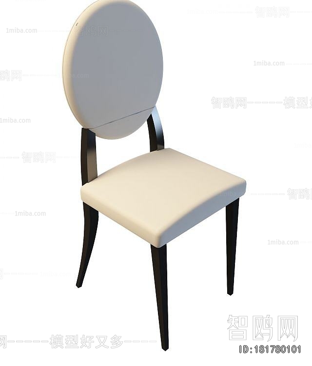Simple European Style Single Chair