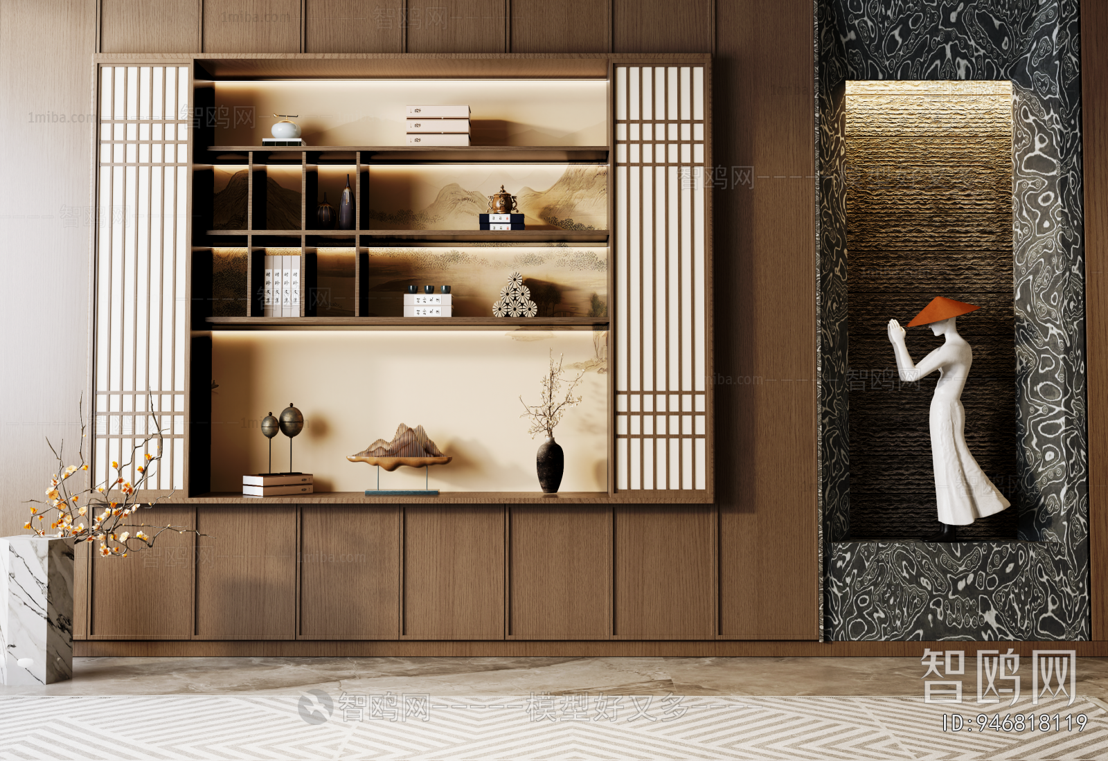 New Chinese Style The Wardrobe