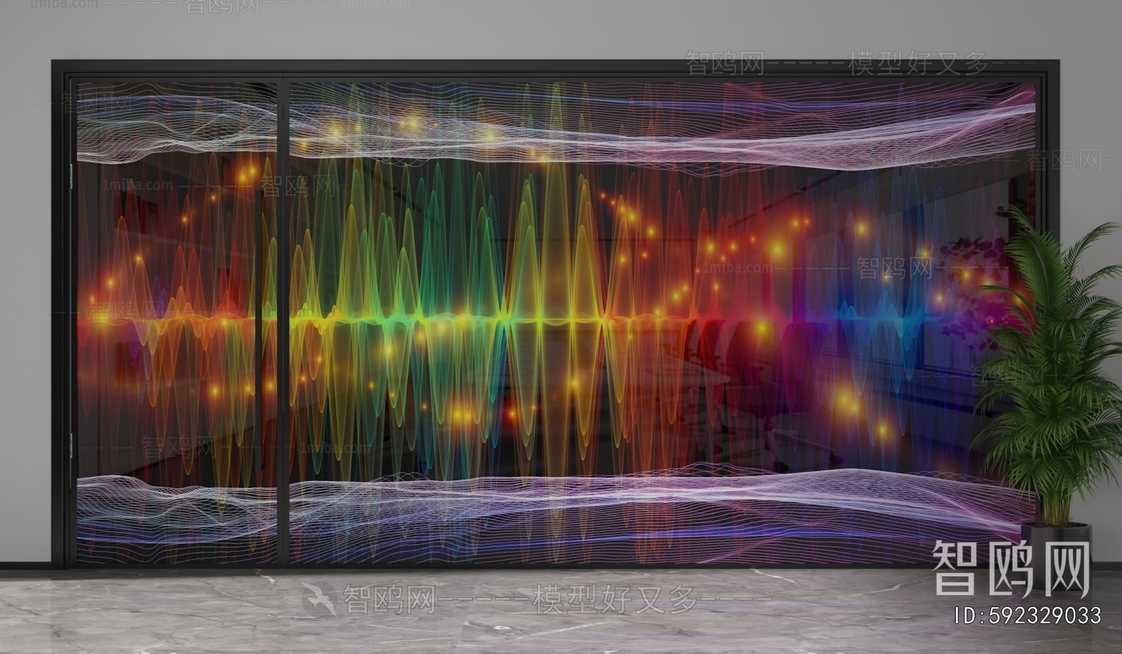 Modern Glass Screen Partition