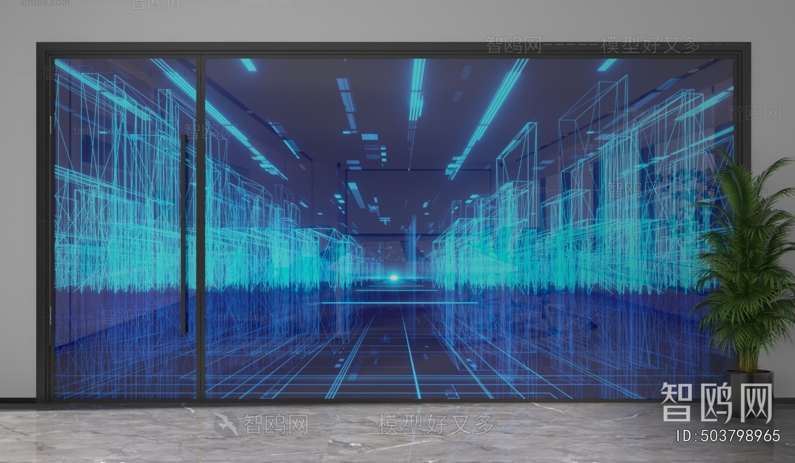 Modern Glass Screen Partition