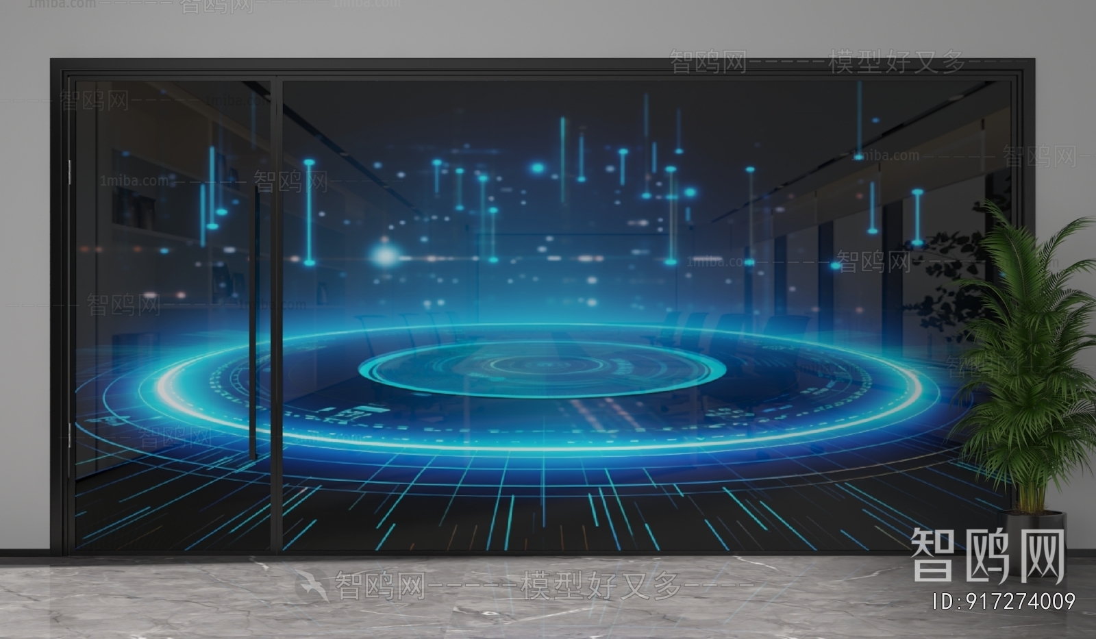 Modern Glass Screen Partition