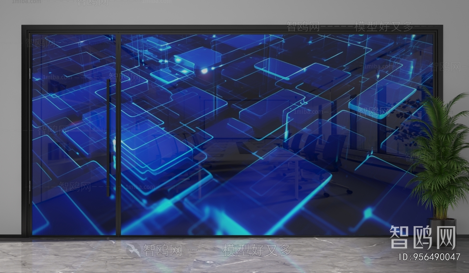 Modern Glass Screen Partition