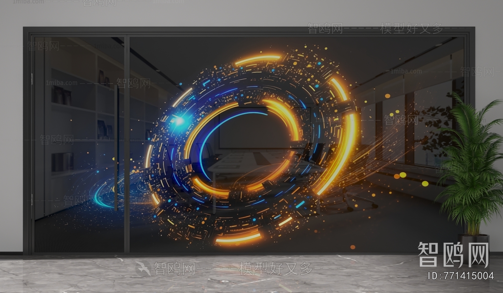 Modern Glass Screen Partition