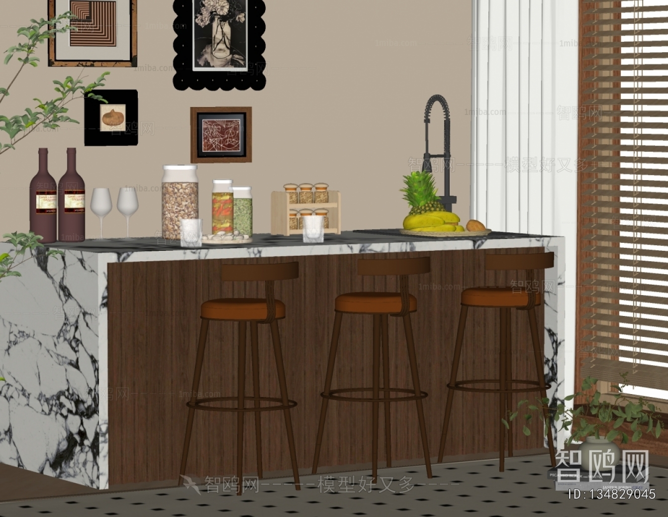 Modern Counter Bar