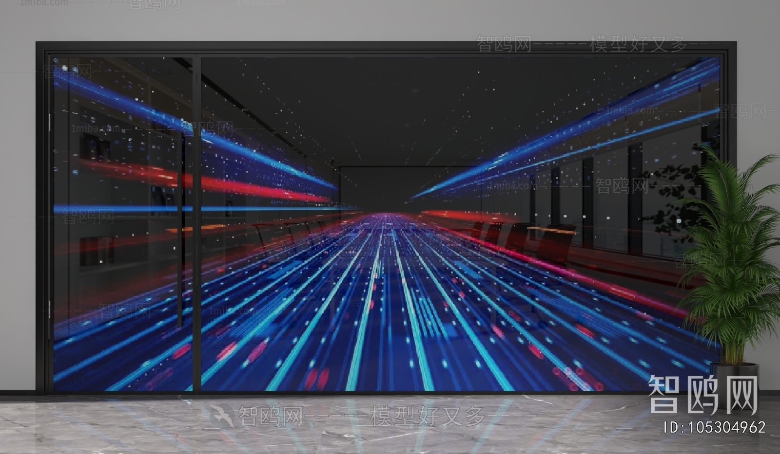 Modern Glass Screen Partition