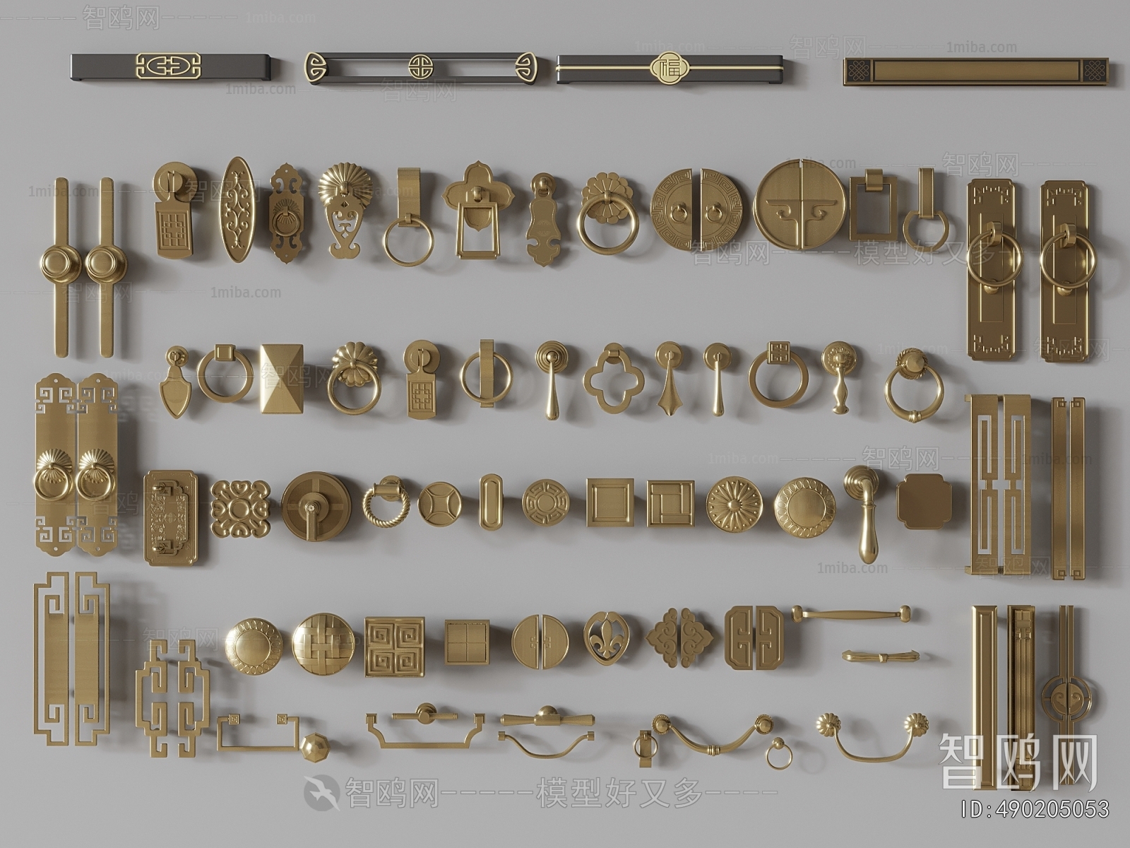 New Chinese Style Door Handle