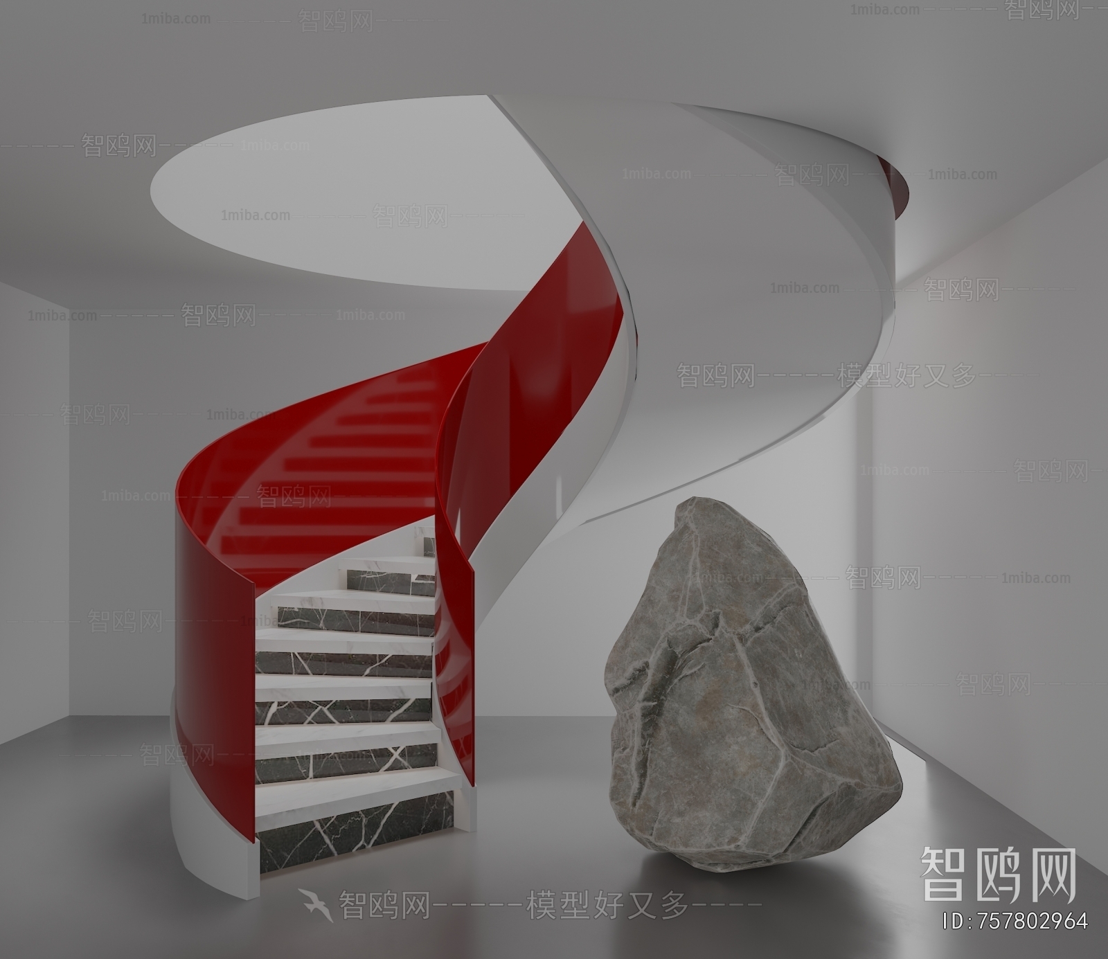 Modern Rotating Staircase