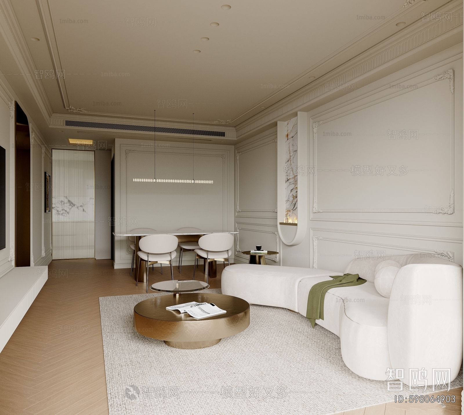 French Style A Living Room