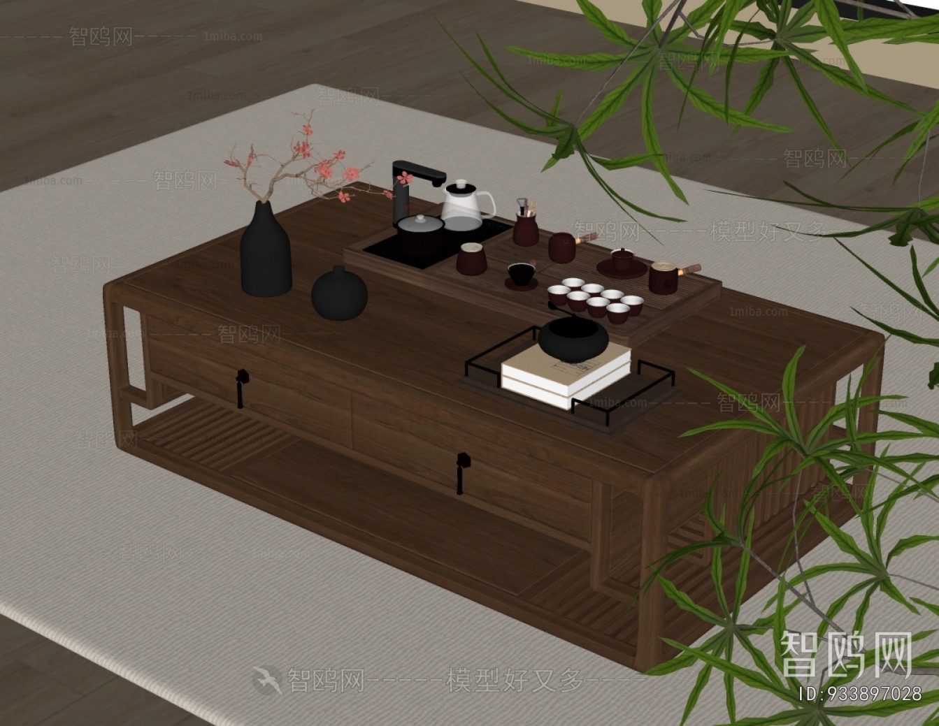 New Chinese Style Coffee Table