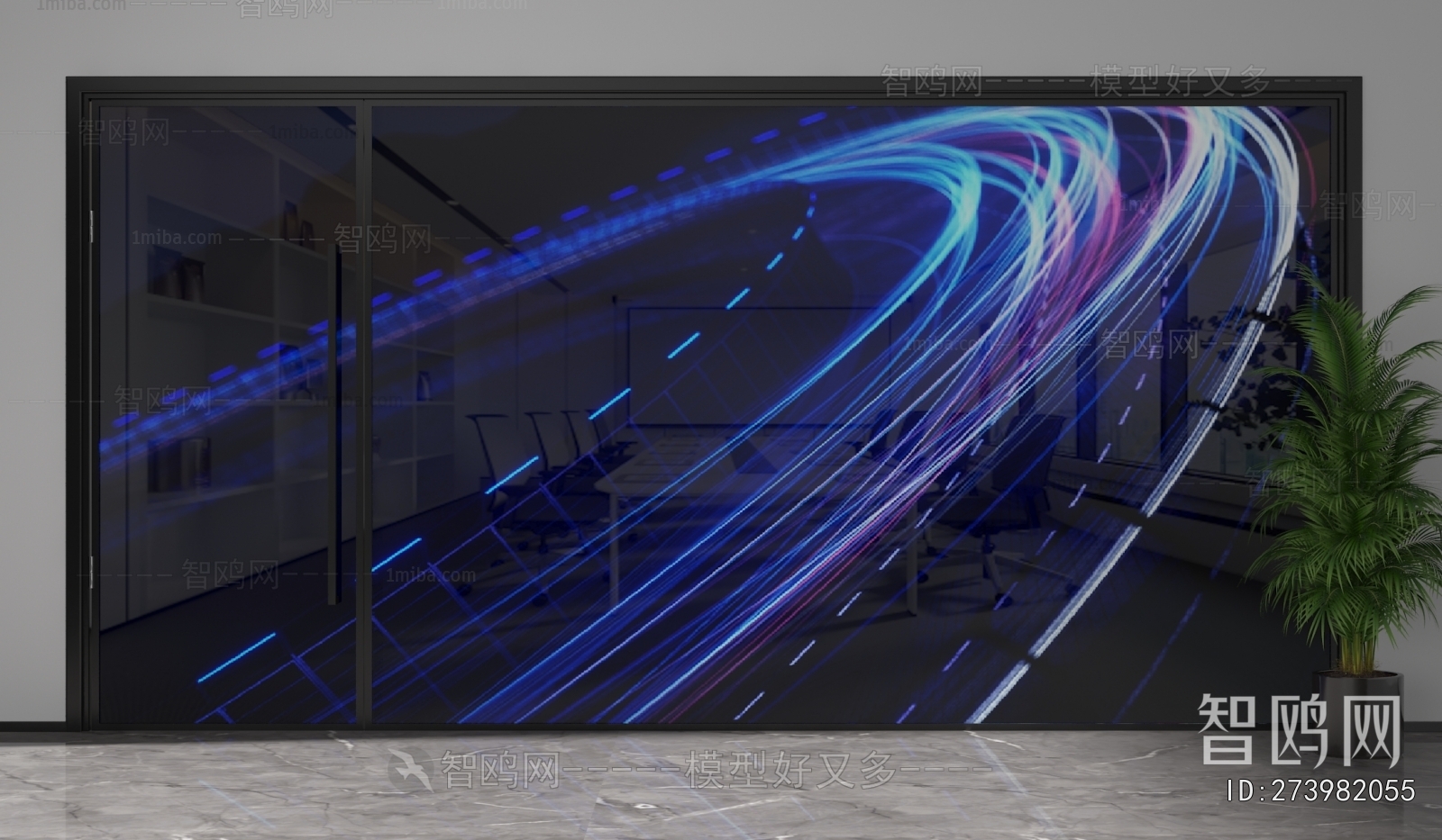 Modern Glass Screen Partition