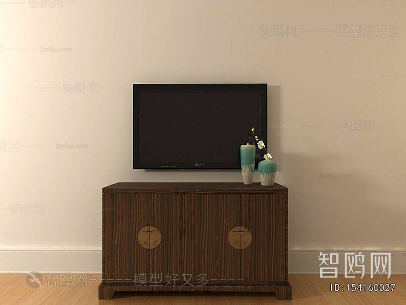 New Chinese Style TV Cabinet