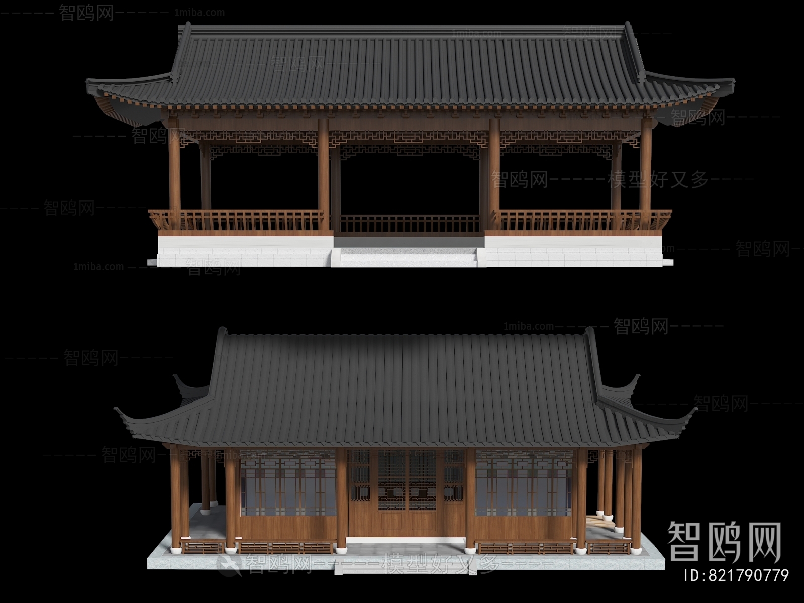 Chinese Style Ancient Architectural Buildings