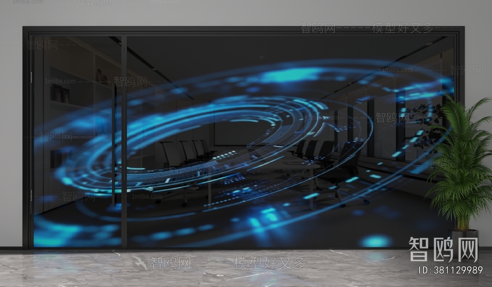 Modern Glass Screen Partition