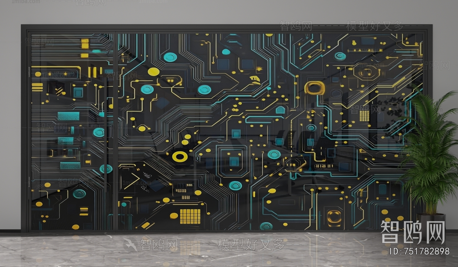 Modern Glass Screen Partition