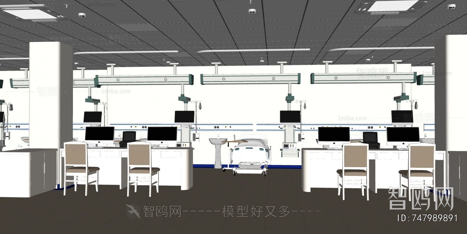 现代医院重症监护室