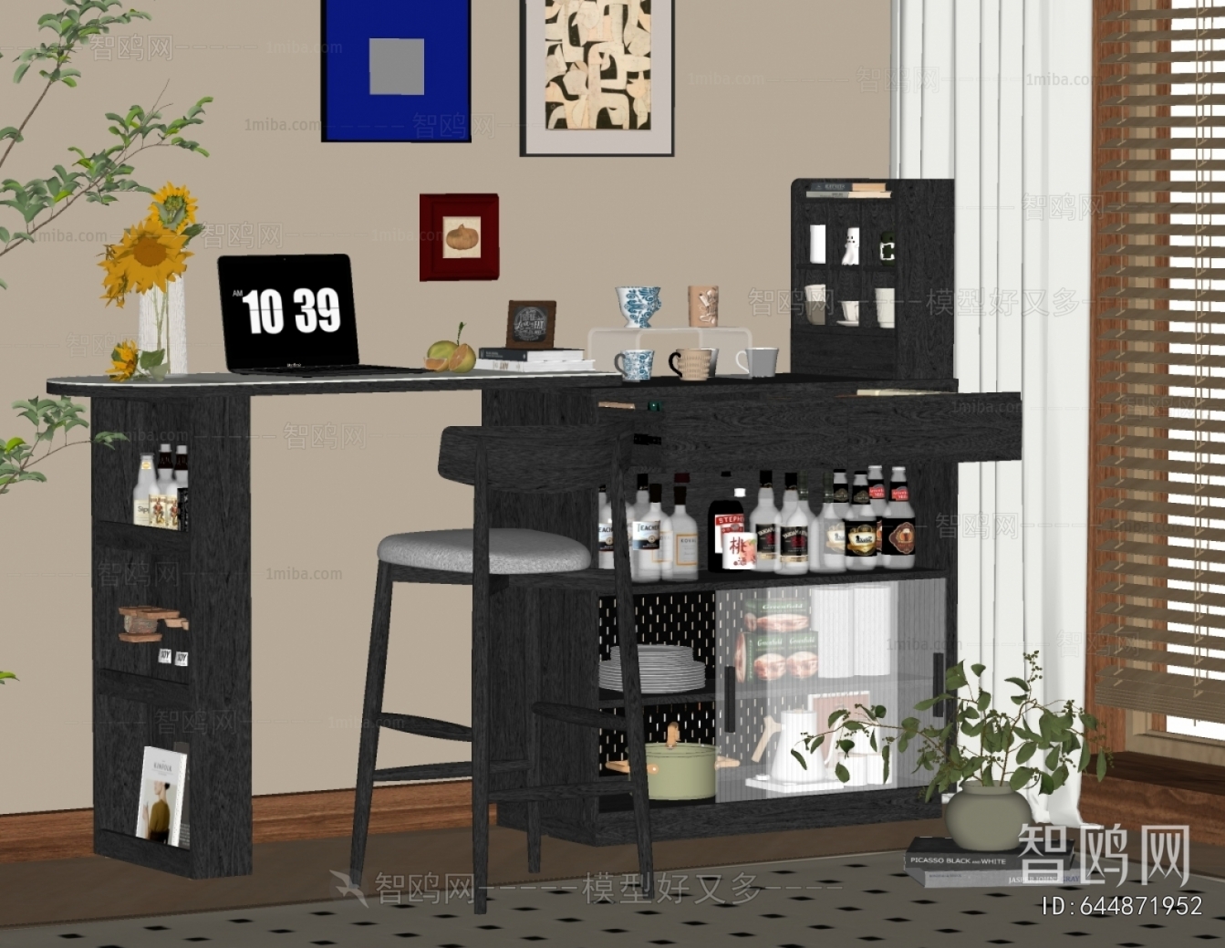 Modern Counter Bar