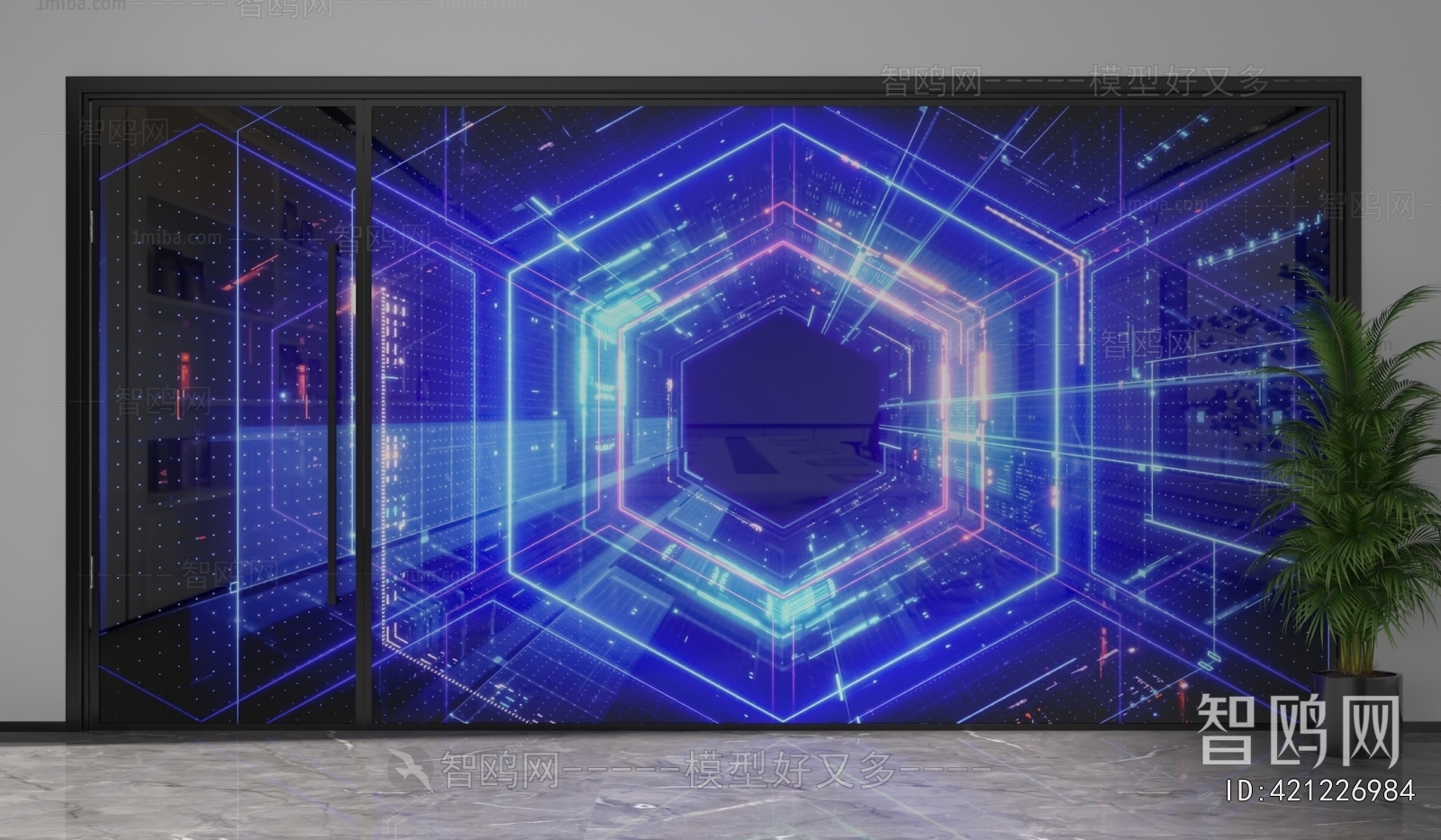 Modern Glass Screen Partition