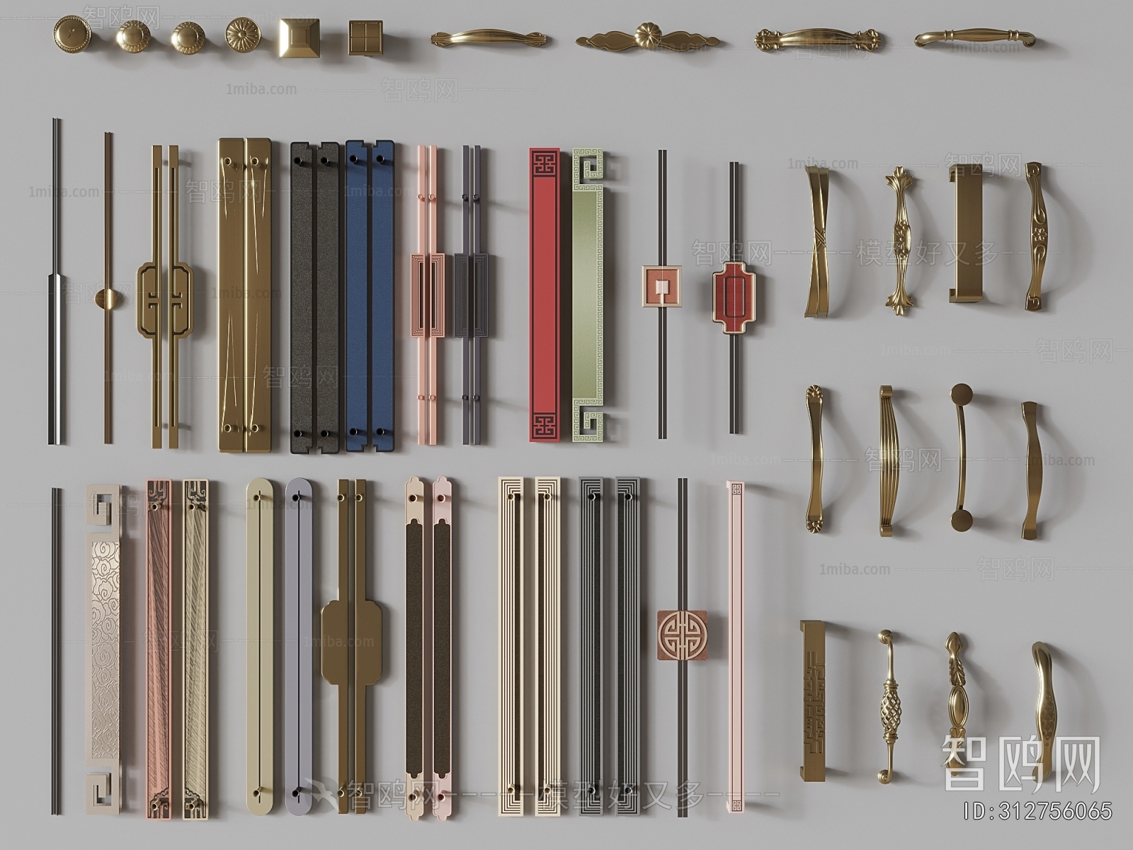 New Chinese Style Door Handle