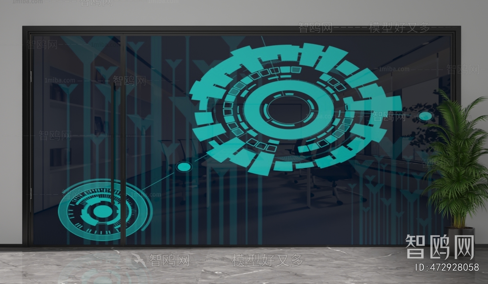 Modern Glass Screen Partition