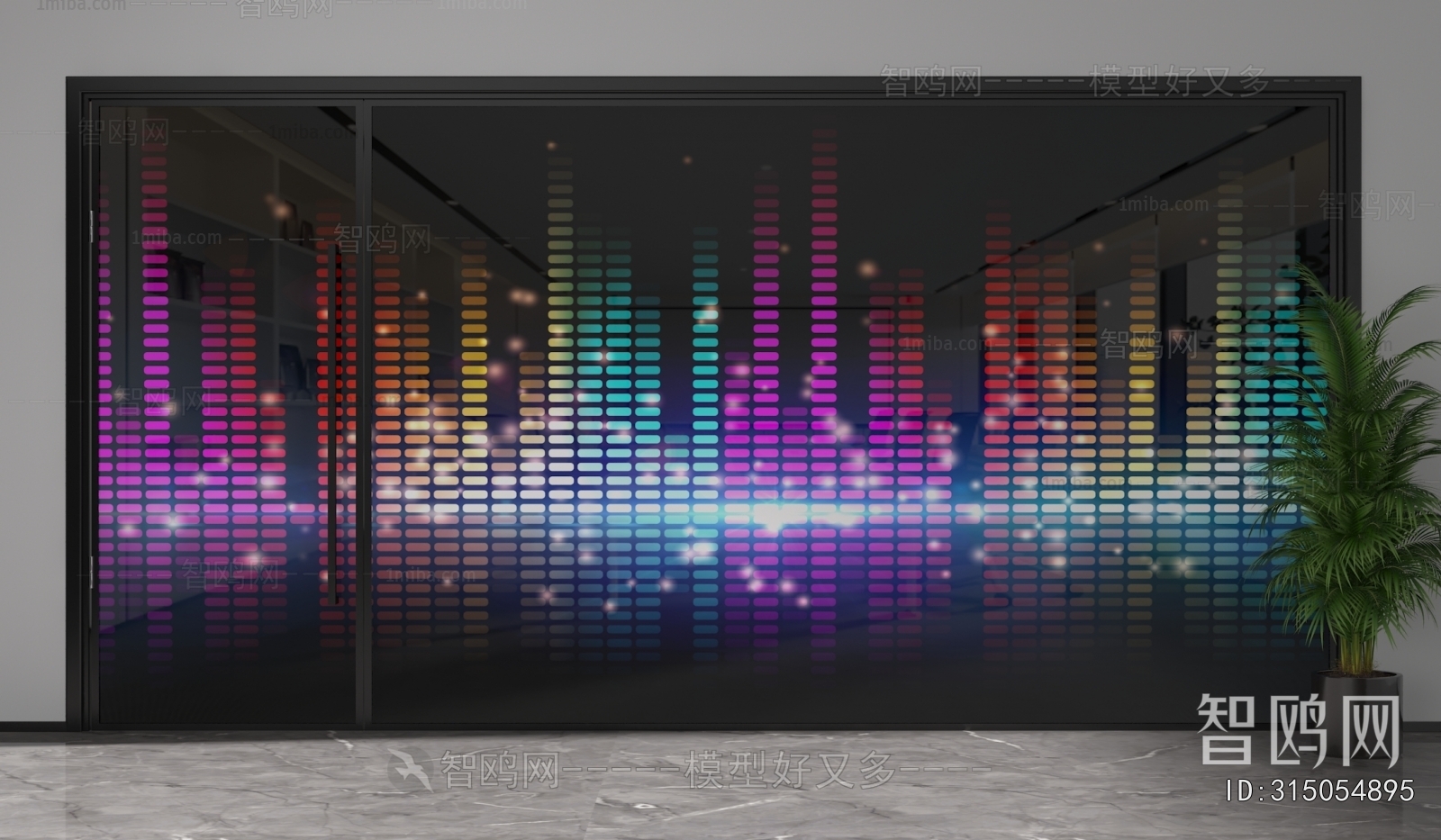 Modern Glass Screen Partition