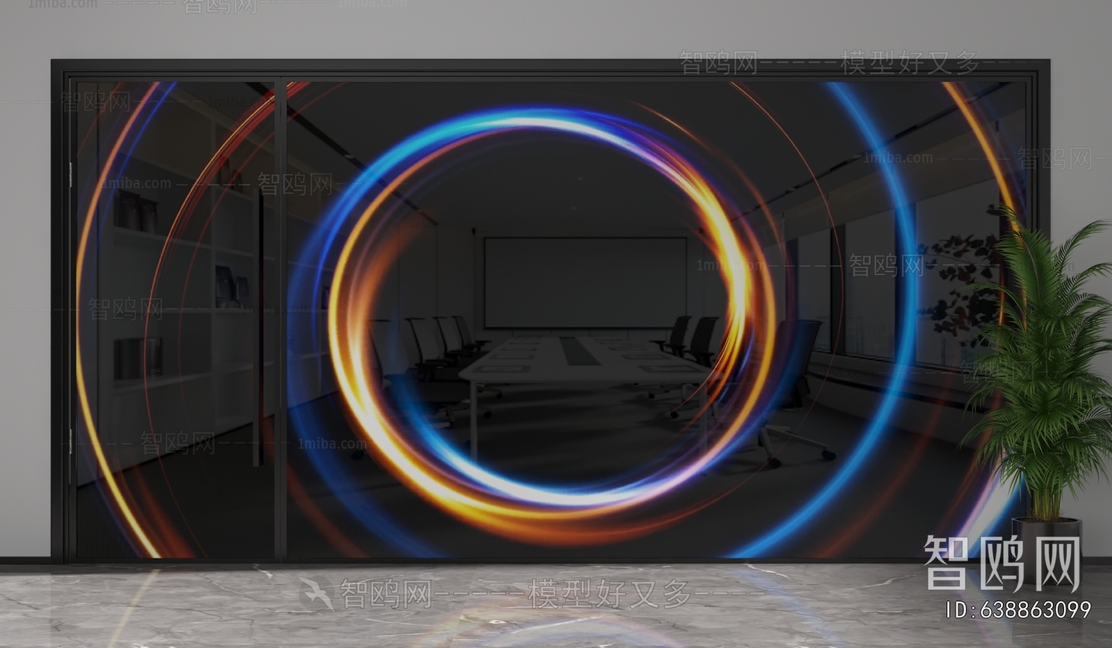 Modern Glass Screen Partition