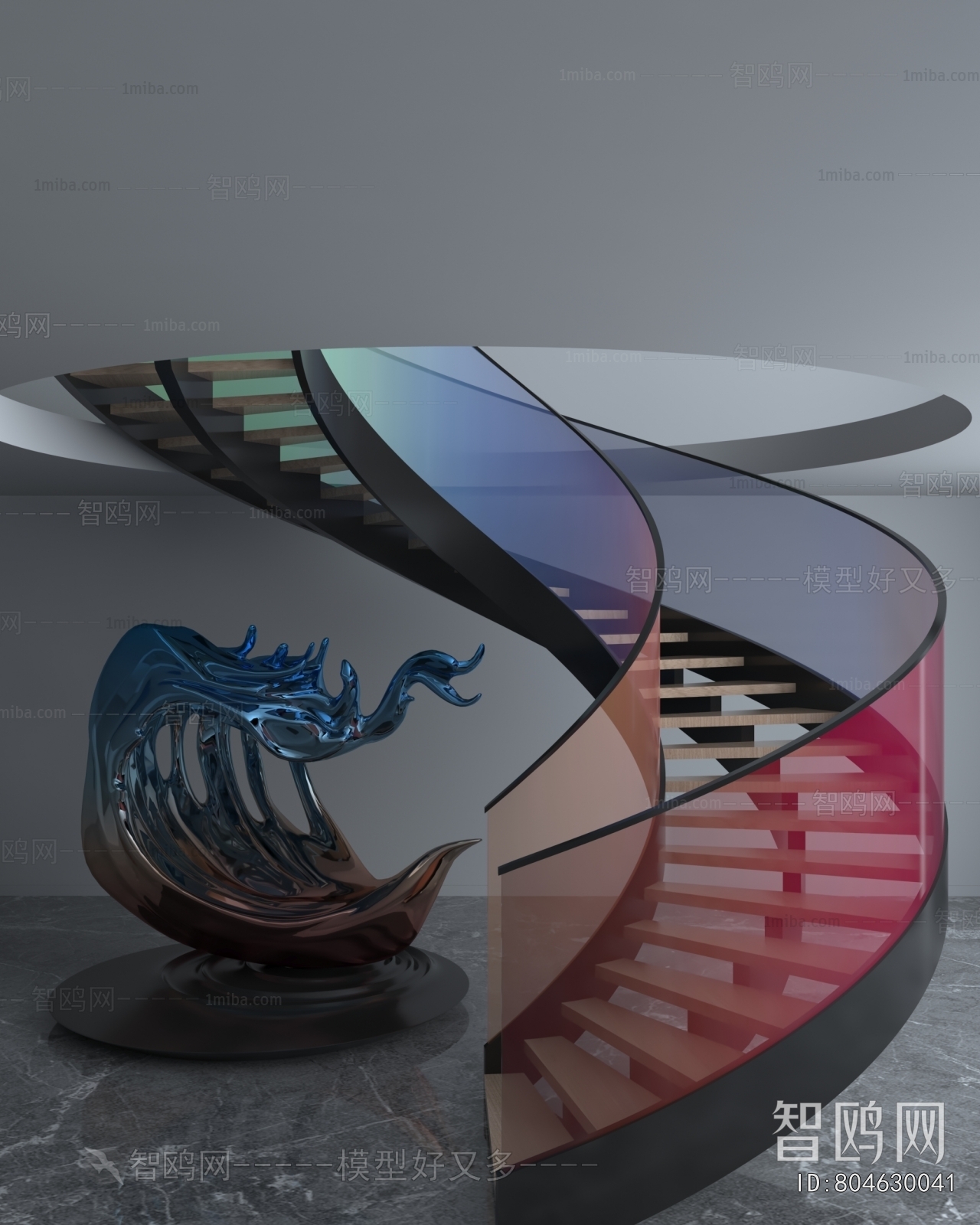 Modern Rotating Staircase
