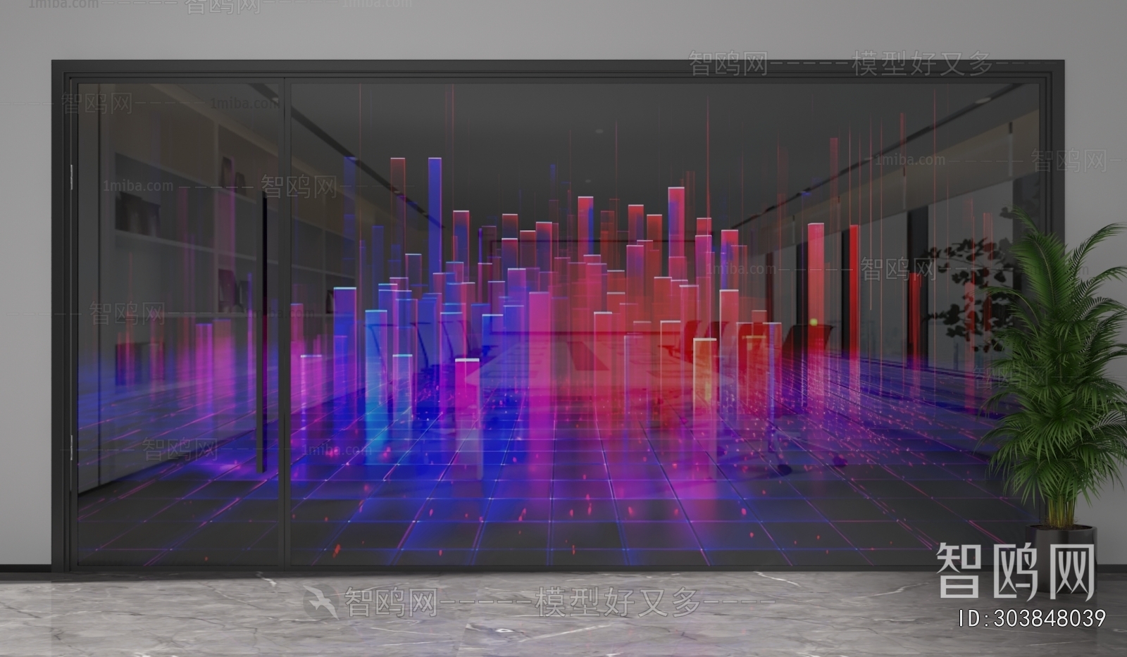 Modern Glass Screen Partition