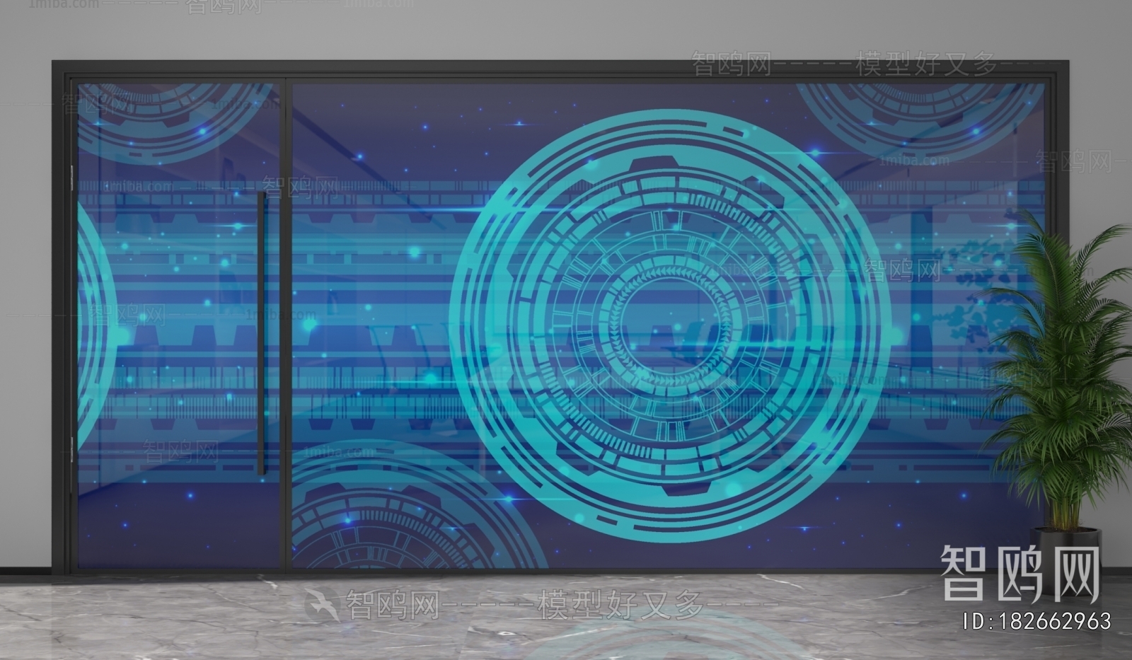 Modern Glass Screen Partition