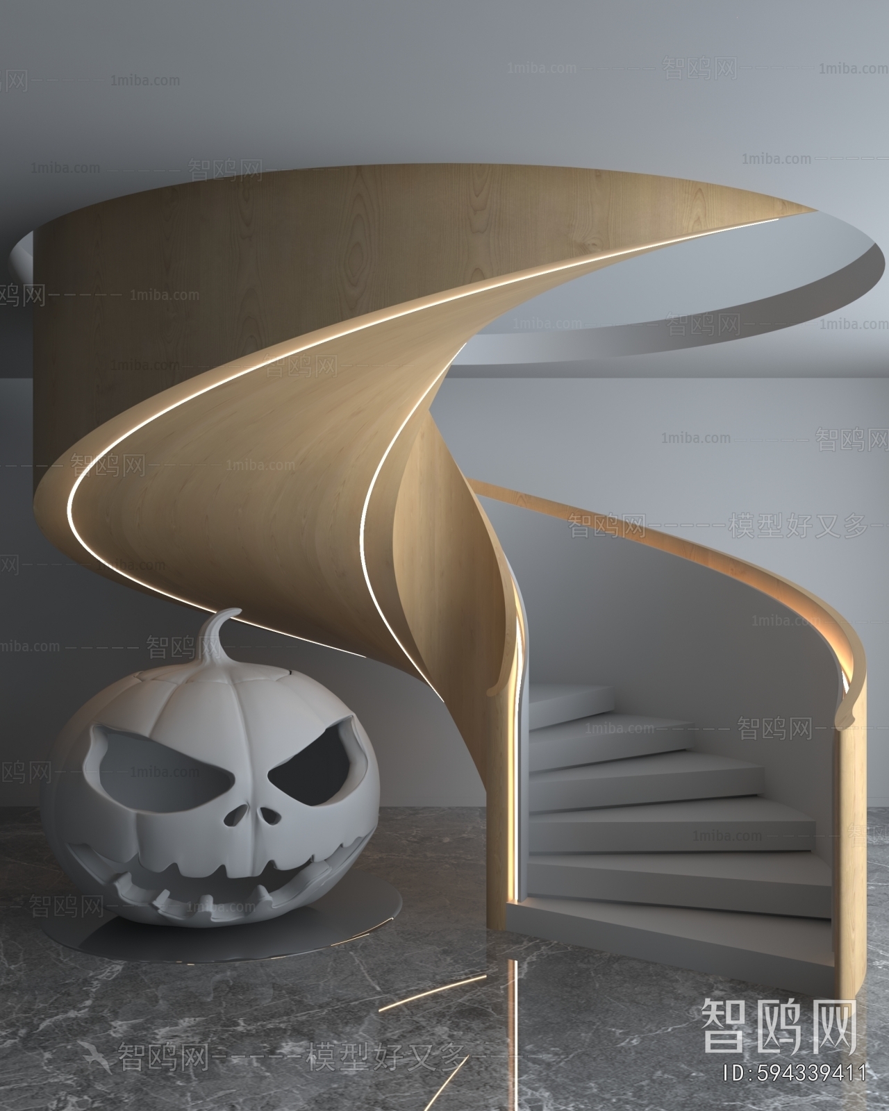 Modern Rotating Staircase