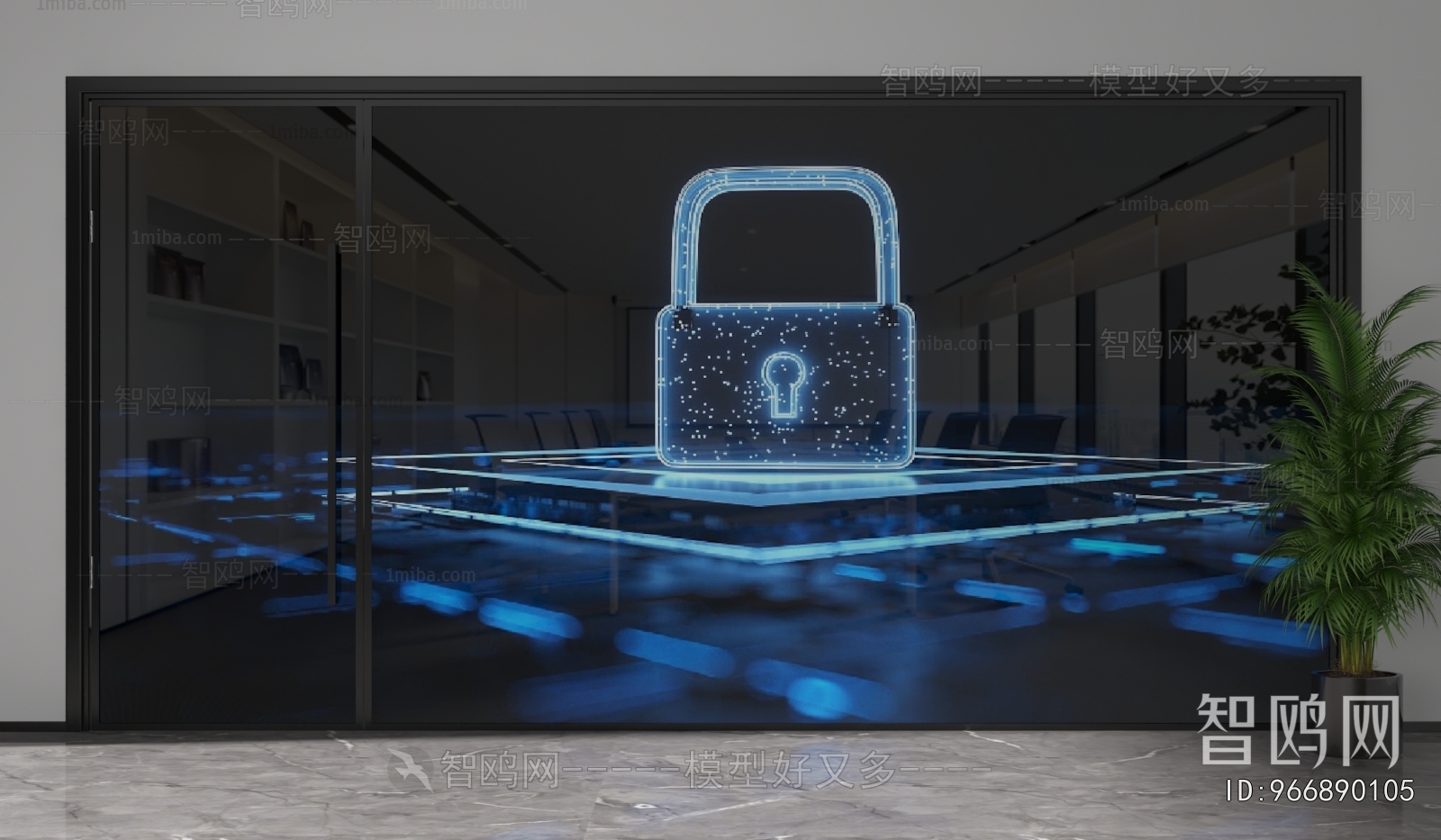 Modern Glass Screen Partition