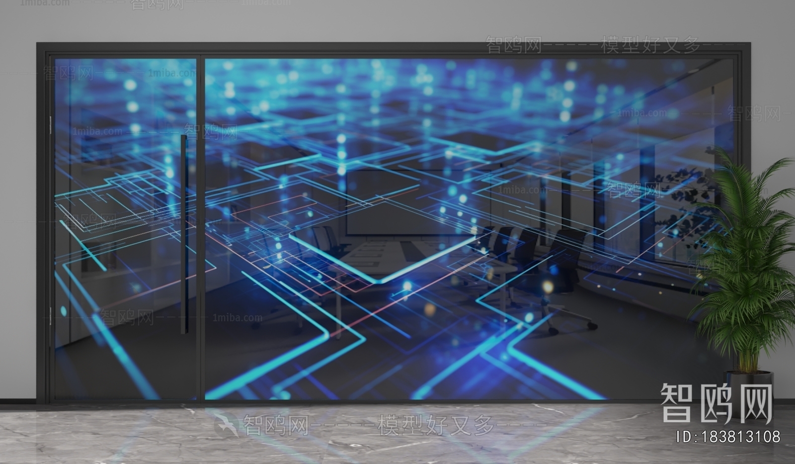 Modern Glass Screen Partition